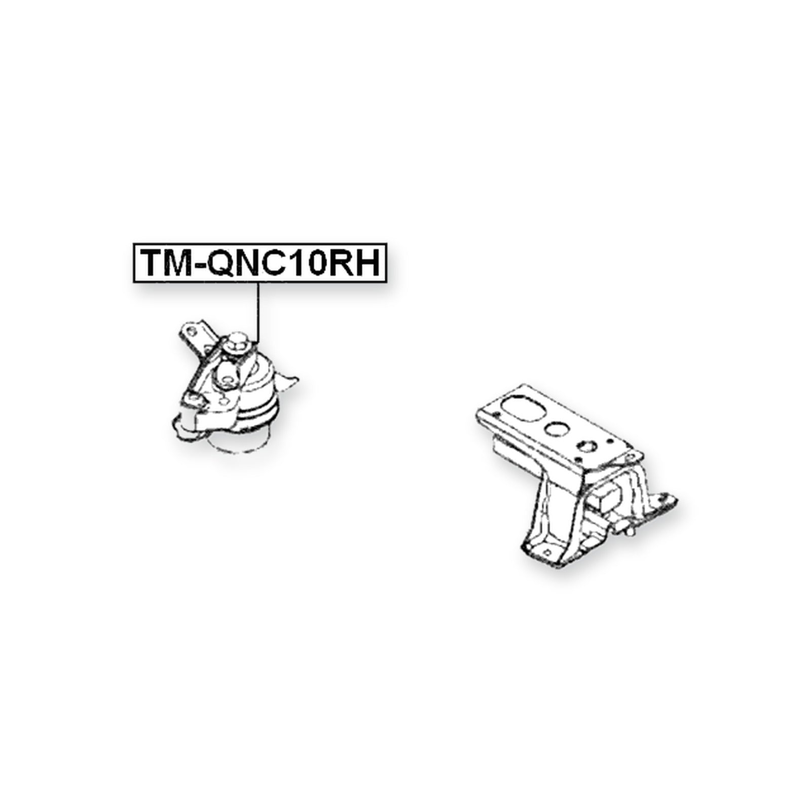 Toyota Passo Front Right Engine Mount (Hydro)