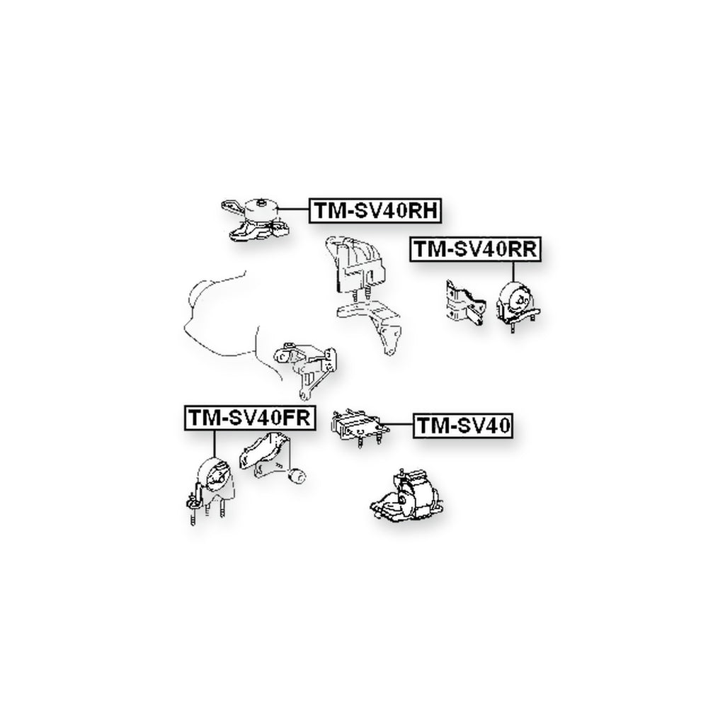 Toyota Camry/Vista Front Engine Mount