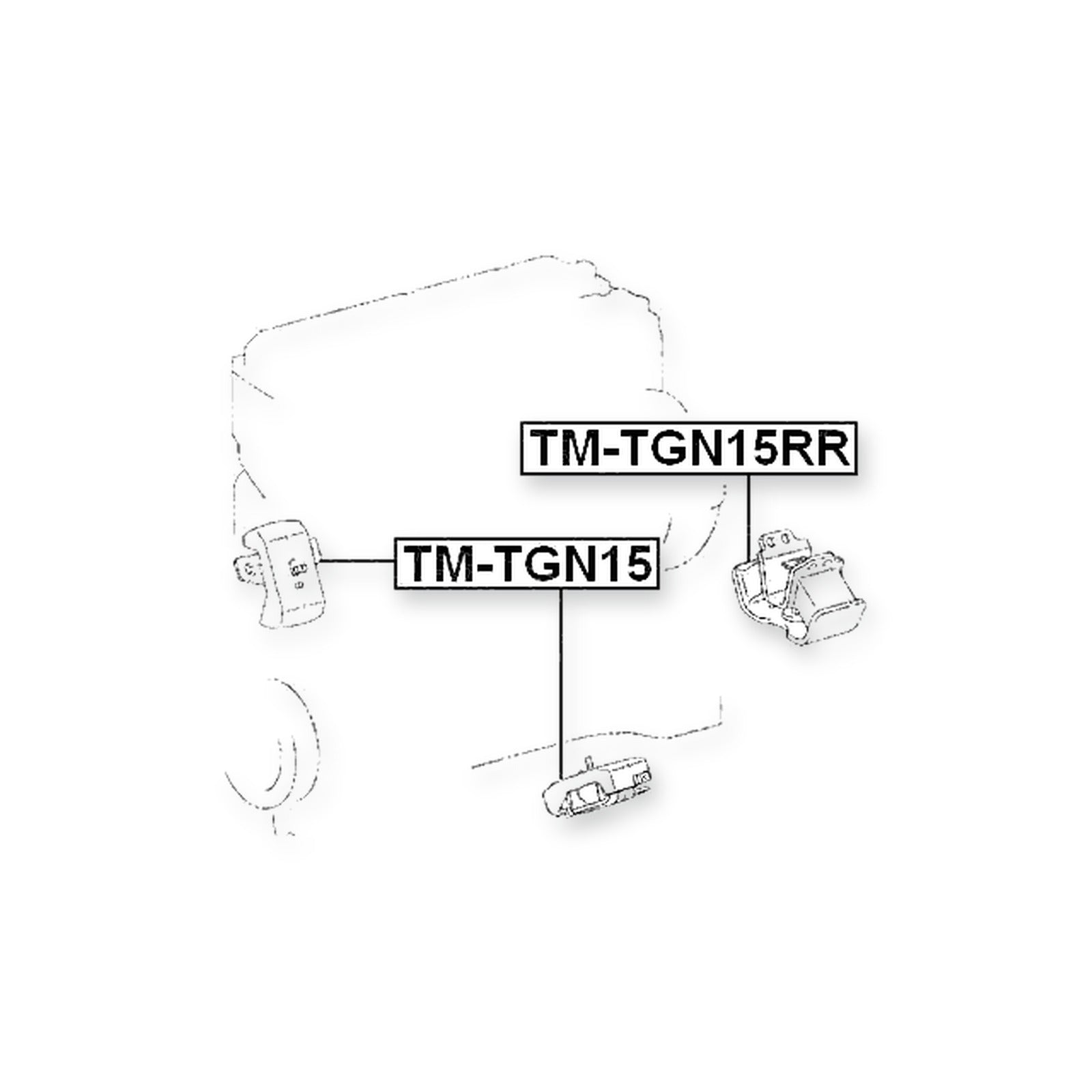 Toyota Fortuner Rear Engine Mount