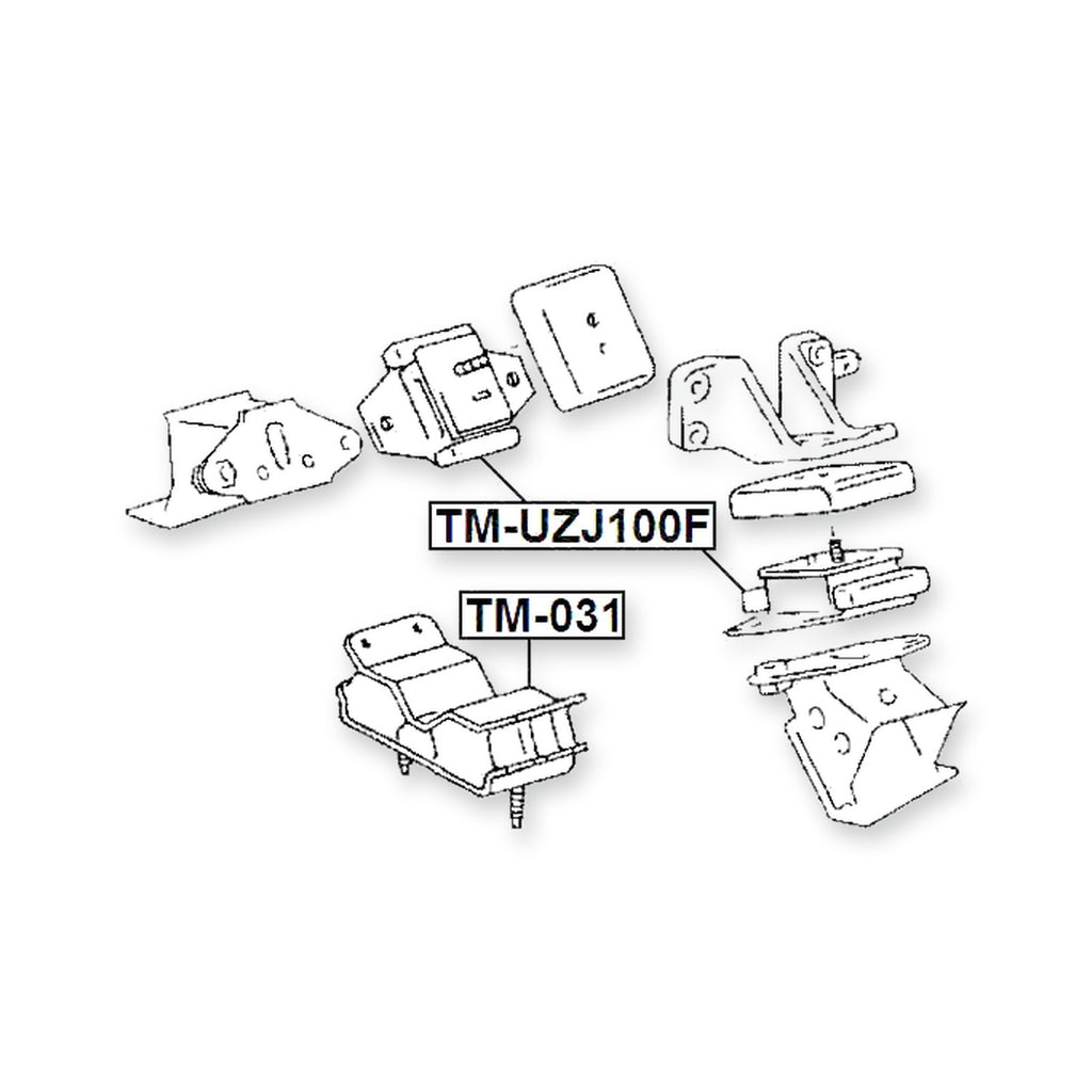 Toyota Land Cruiser Front Engine Mount 1HDFTE