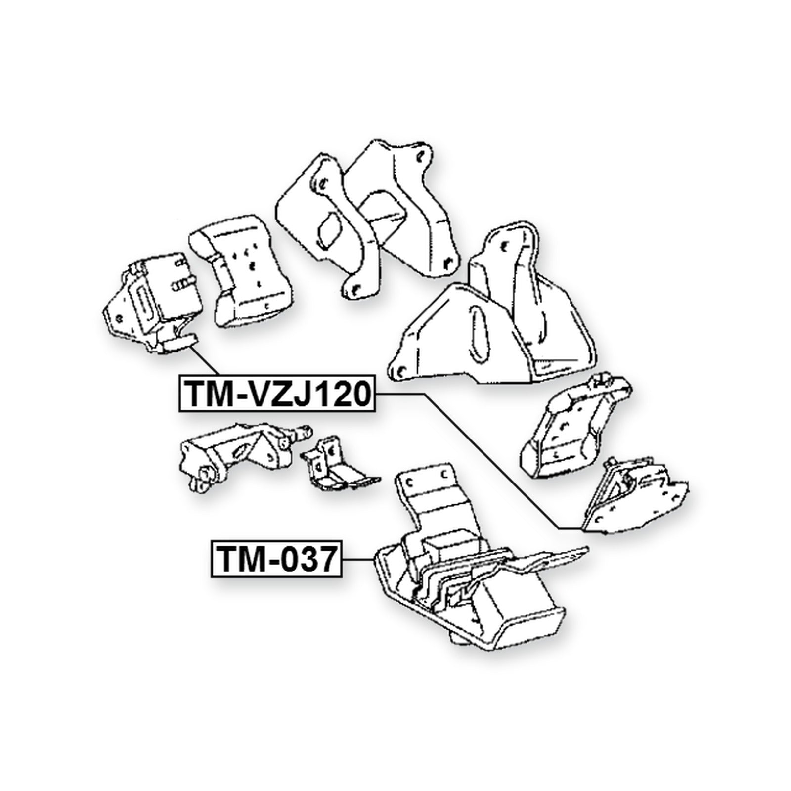 Toyota 4Runner Front Engine Mount