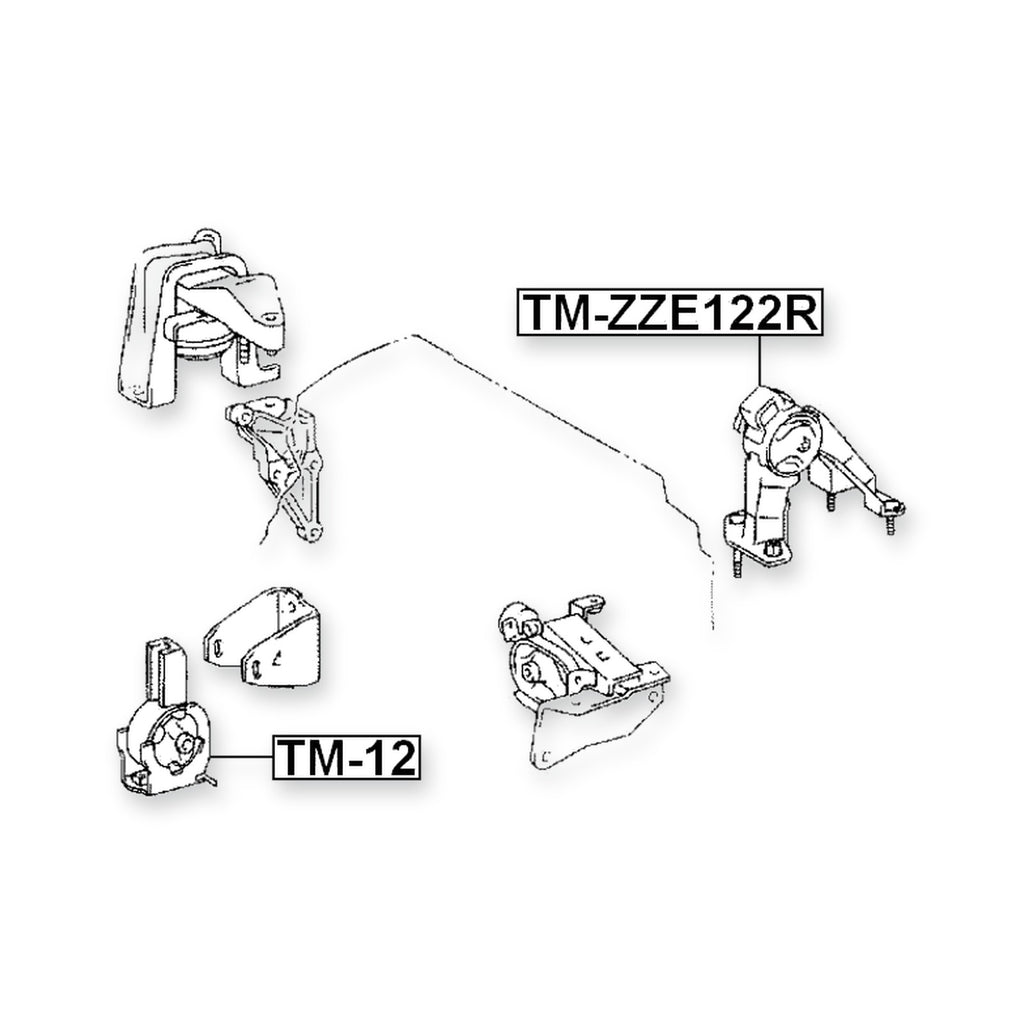 Toyota Corolla Rear Engine Mount