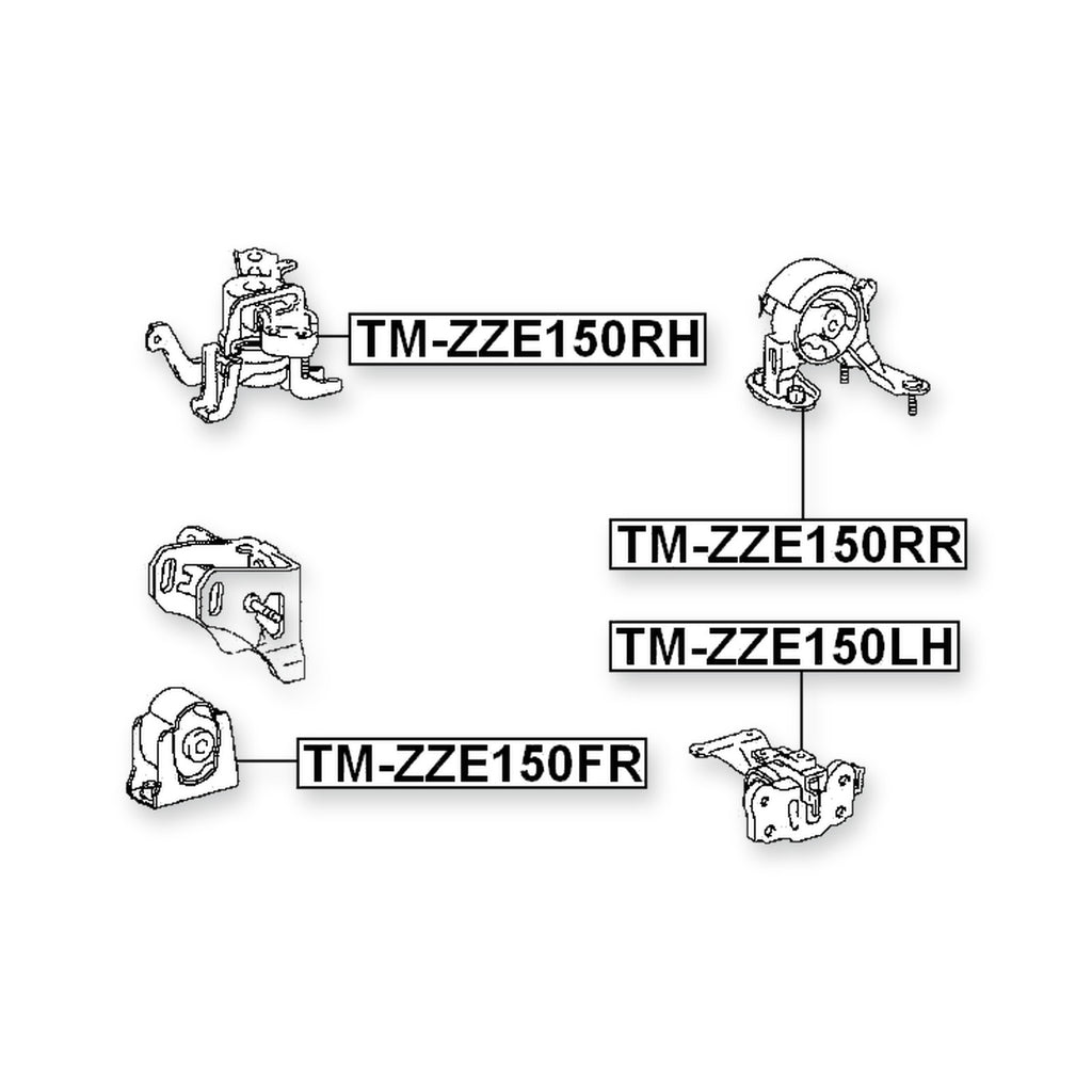 Toyota Auris Front Right Engine Mount (Hydro)