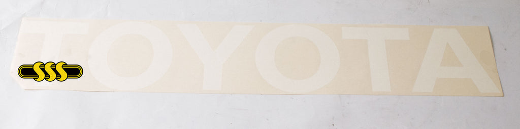 Genuine Toyota Hilux 1988-On Badge/Logo White Extra Cab White (07/11-08/15)