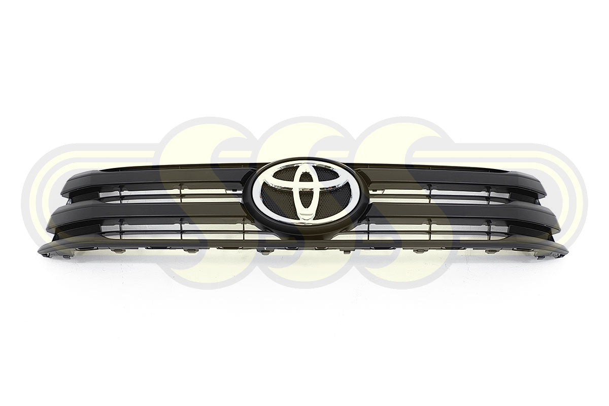 Genuine Toyota Hilux 1988-On Grille Black No Pre-Crash Black -5/19, (12/17-On)