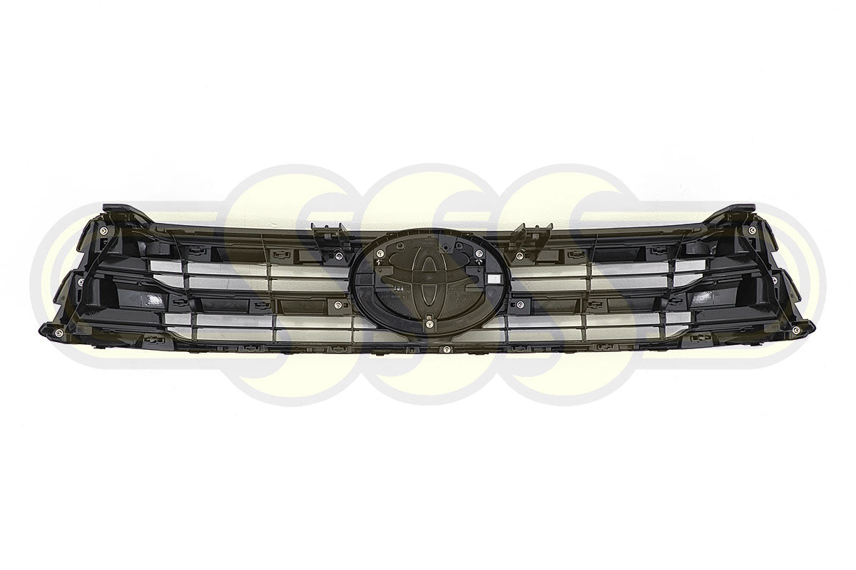 Genuine Toyota Hilux 1988-On Grille Black No Pre-Crash Black -5/19, (12/17-On)
