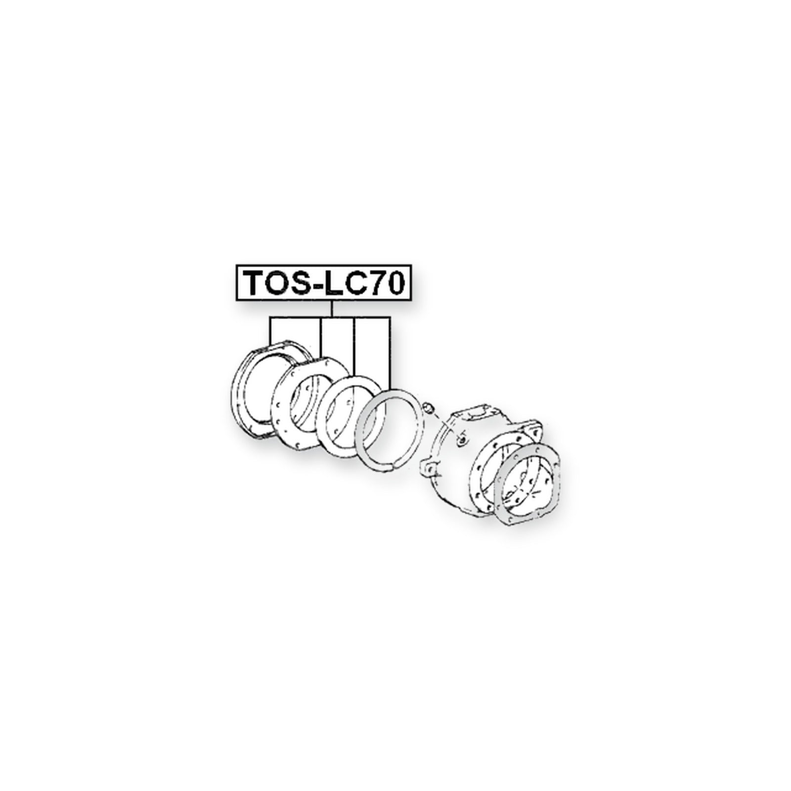 Toyota Land Cruiser Repair Kit Seal Sub-Assembly Steering Knuckle
