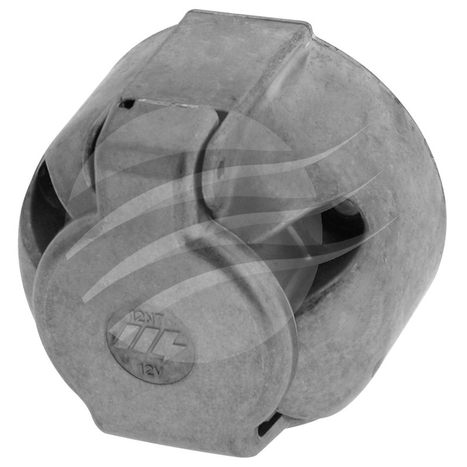COBO 7 PIN LGE Round Trailer Socket Metal Common All States Menbers# 00431790