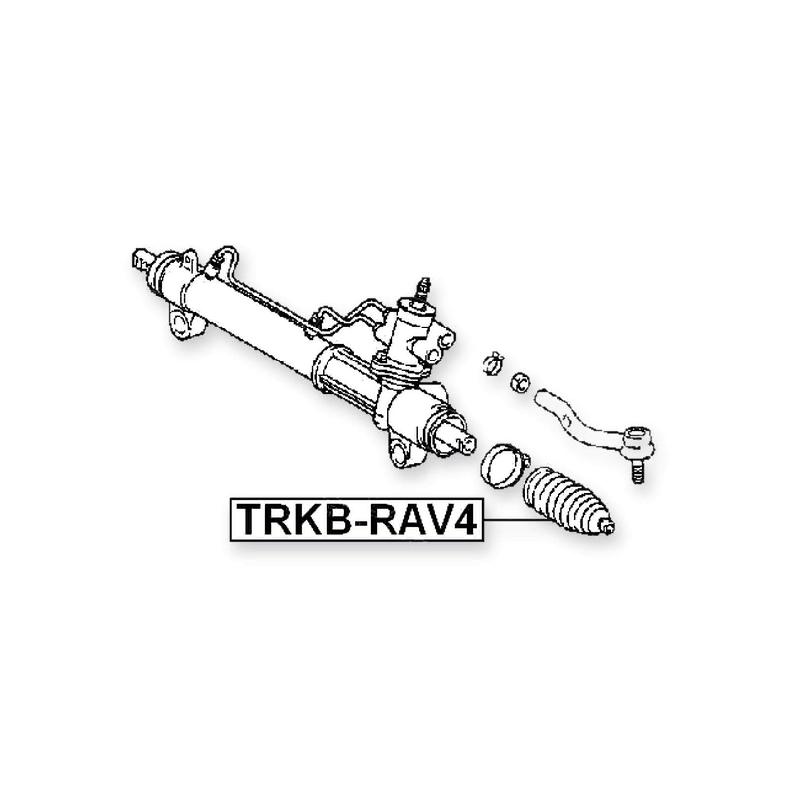 Skoda Fabia Front Steering Gear Boot