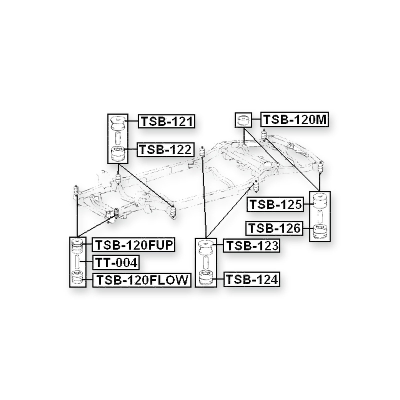 Toyota 4Runner Front Frame Cushion