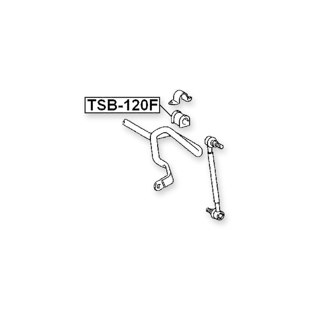 Toyota Corolla Runx/Allex Front Stabilizer Bar Bush D19