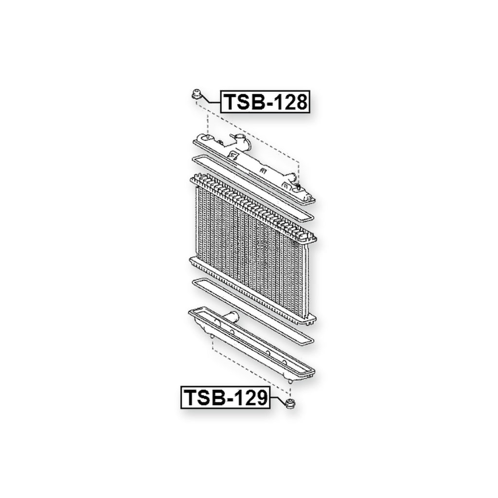 Daihatsu Altis Upper Mount Rubber Radiator