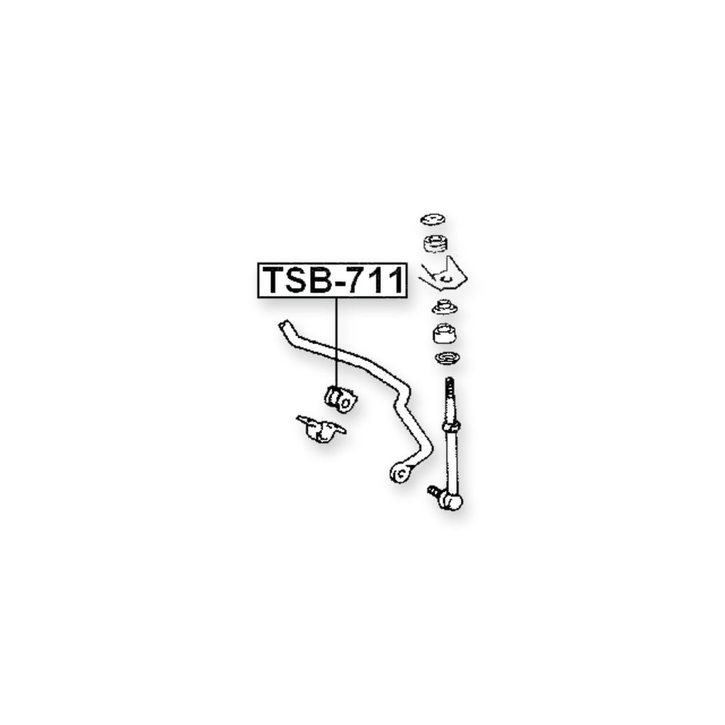 Toyota 4Runner Rear Stabilizer Bar Bush D17