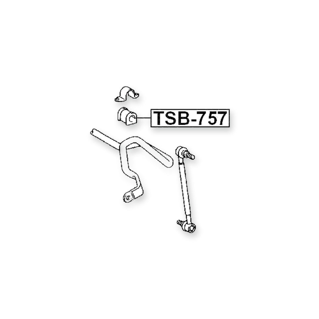 Toyota Corolla Front Stabilizer Bar Bush D22