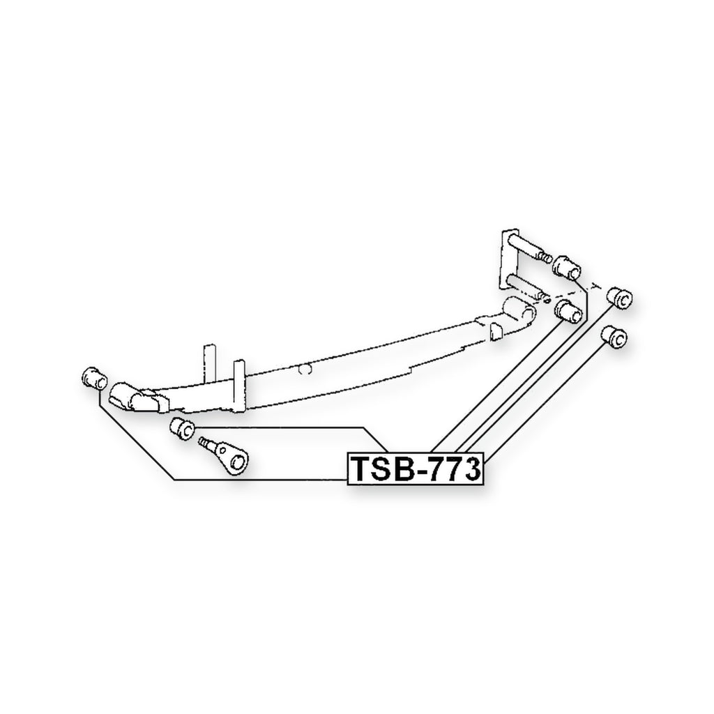 Toyota 4-Runner Truck Rear Spring Bushing