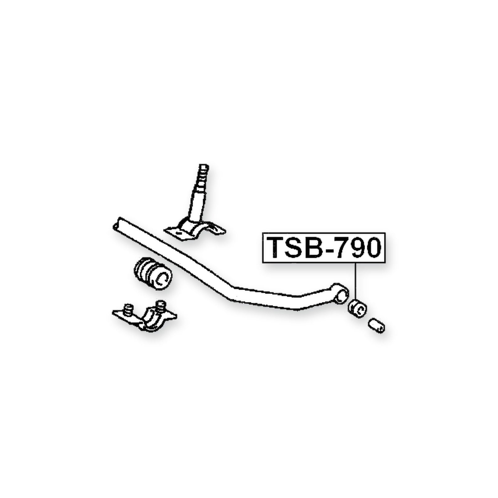 Toyota Dyna Front Stabilizer Bar Bush D14
