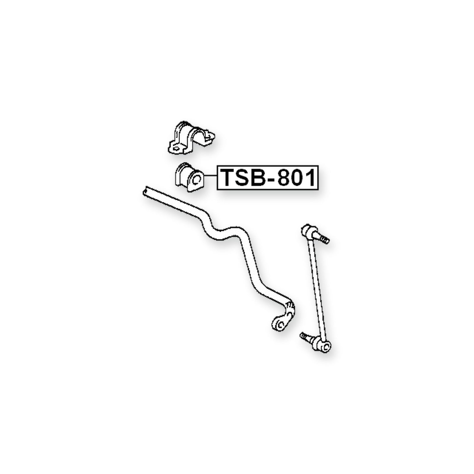 Toyota Camry Front Stabilizer Bar Bush D18