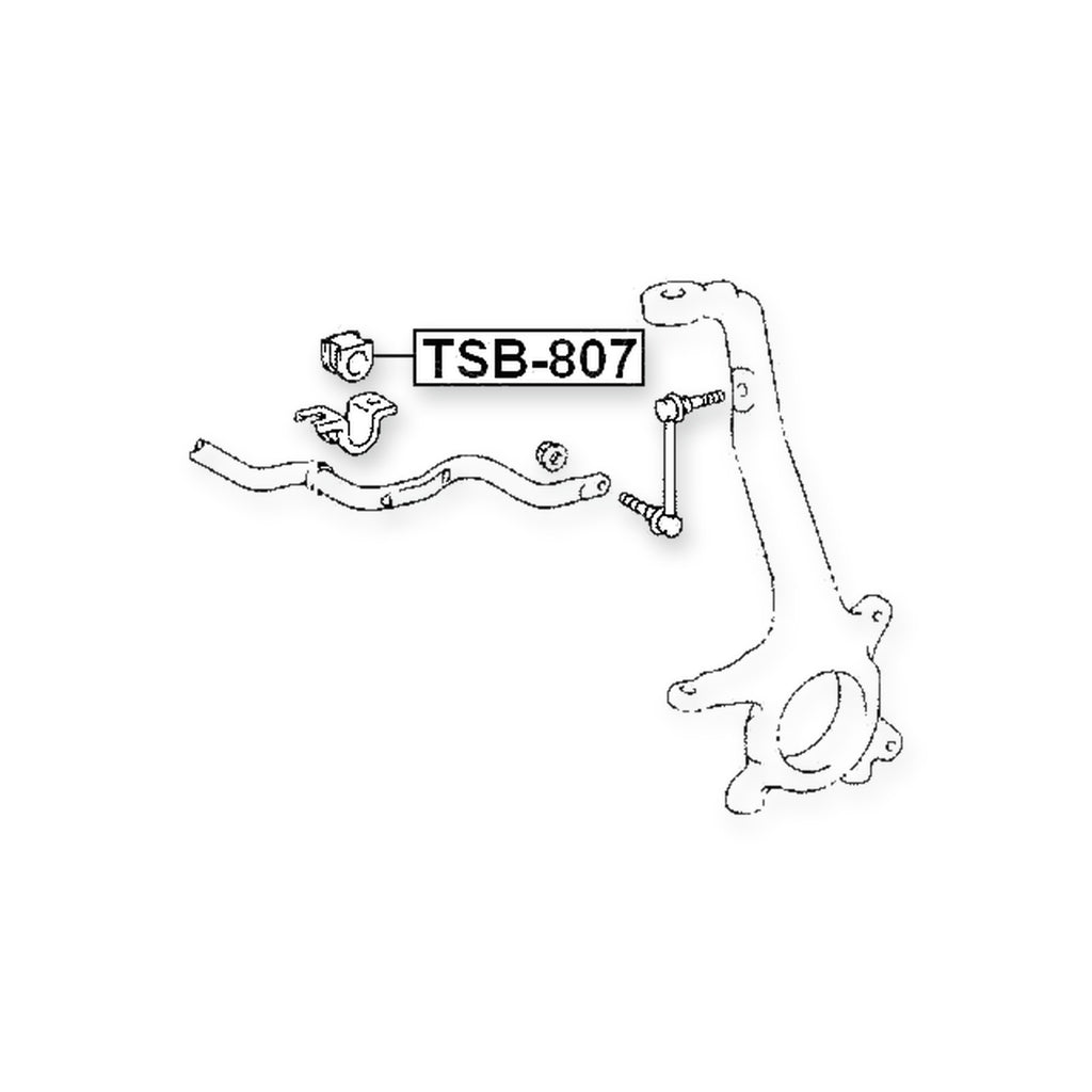 Lexus GX470 UZJ120 Front Stabilizer Bar Bush D30