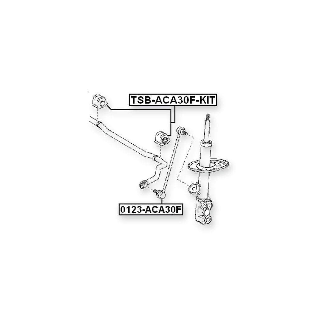 Toyota Auris Front Stabilizer Bar Bush Kit D23