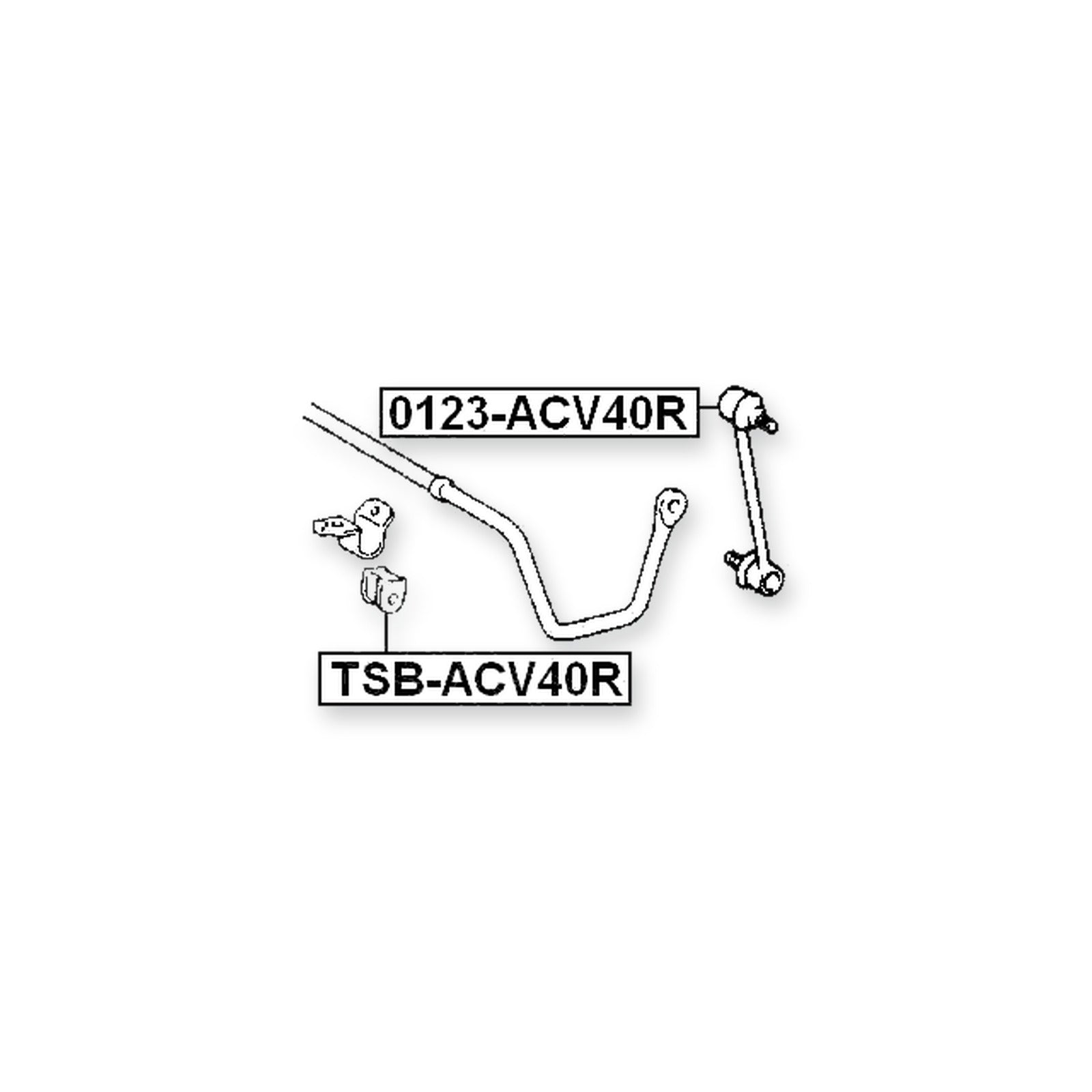 Daihatsu Altis Rear Stabilizer Bar Bush D16