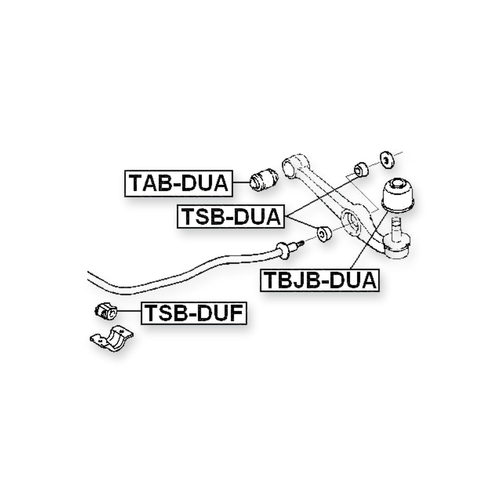 Daihatsu Copen L880 Front Lower Arm Bushing