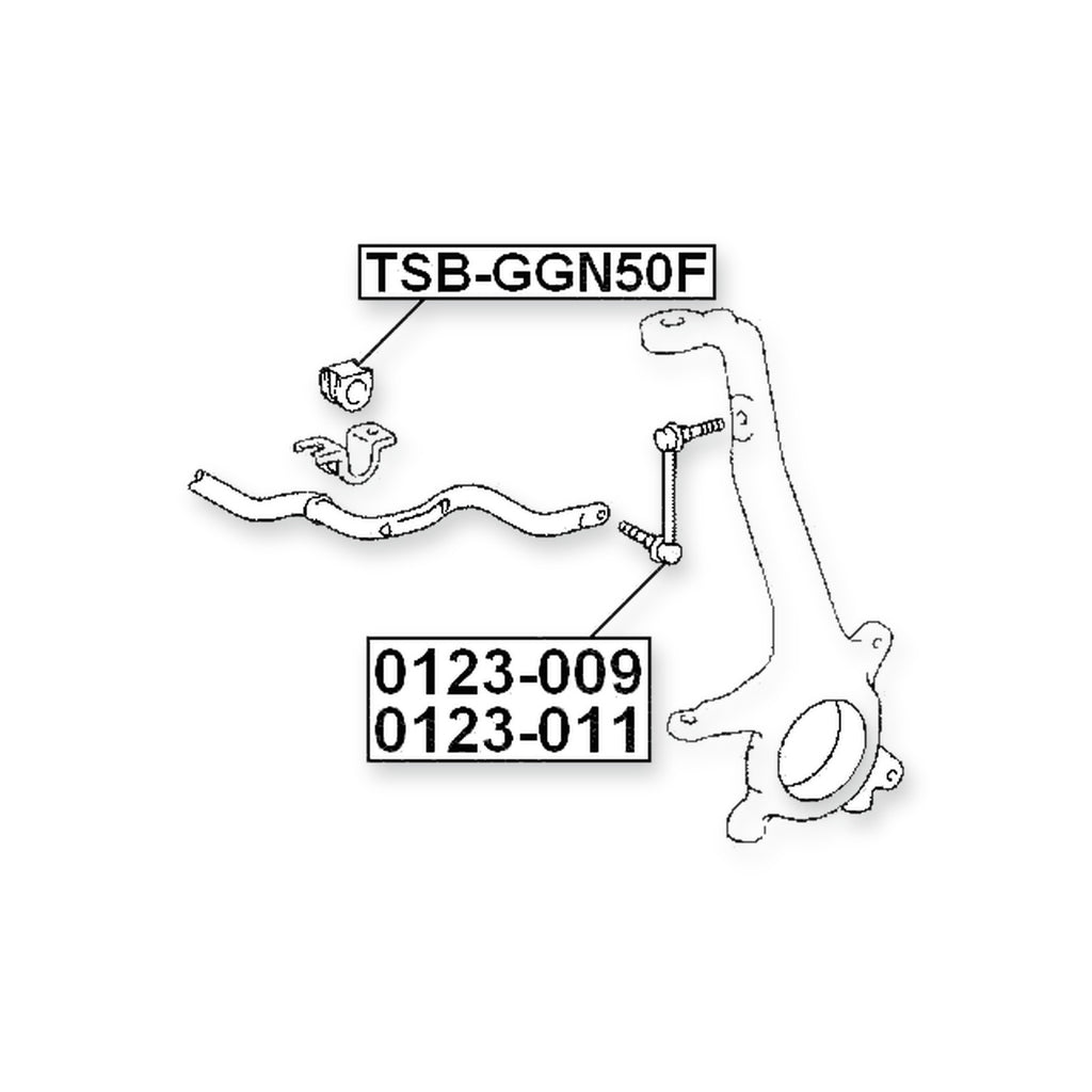Toyota Fortuner Front Stabilizer Bar Bush D30