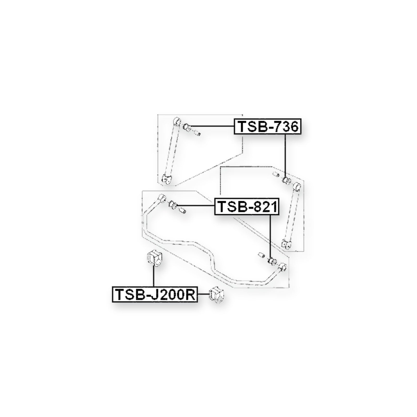 Toyota Rush Rear Stabilizer Bar Bush D15.9