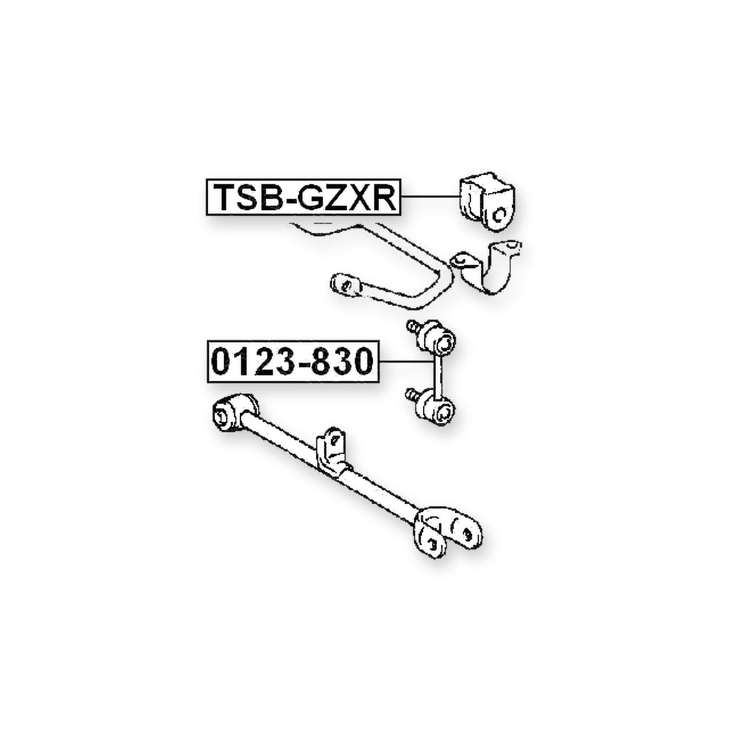 Toyota Chaser Rear Stabilizer Bar Bush D20