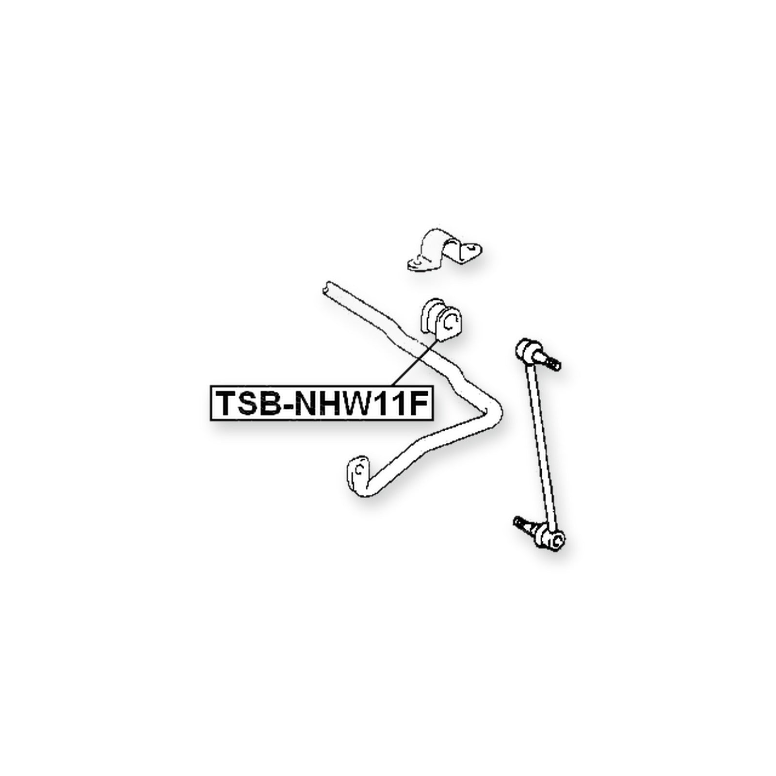 Toyota Lite/Townace Front Stabilizer Bar Bush D20