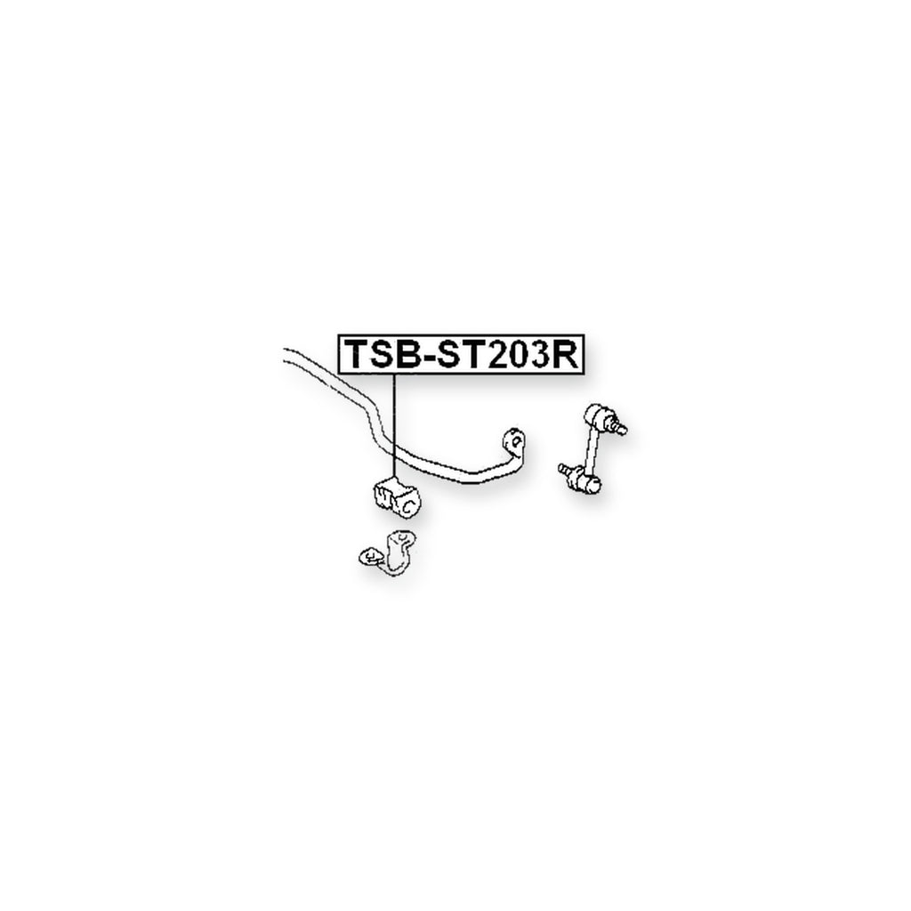 Toyota Carina Rear Stabilizer Bar Bush D17