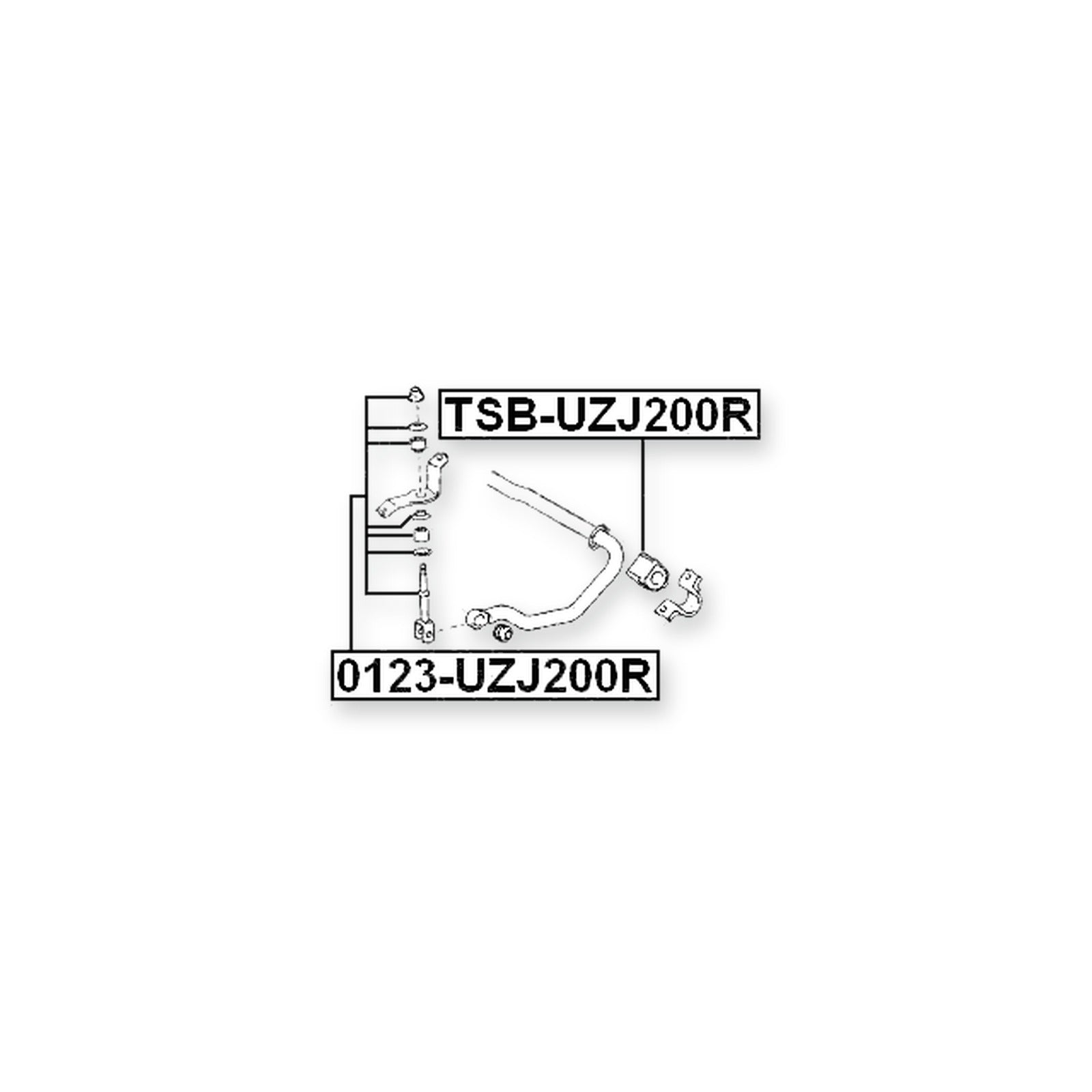 Lexus LX450D/460/570 Rear Stabilizer Bar Bush D24.5