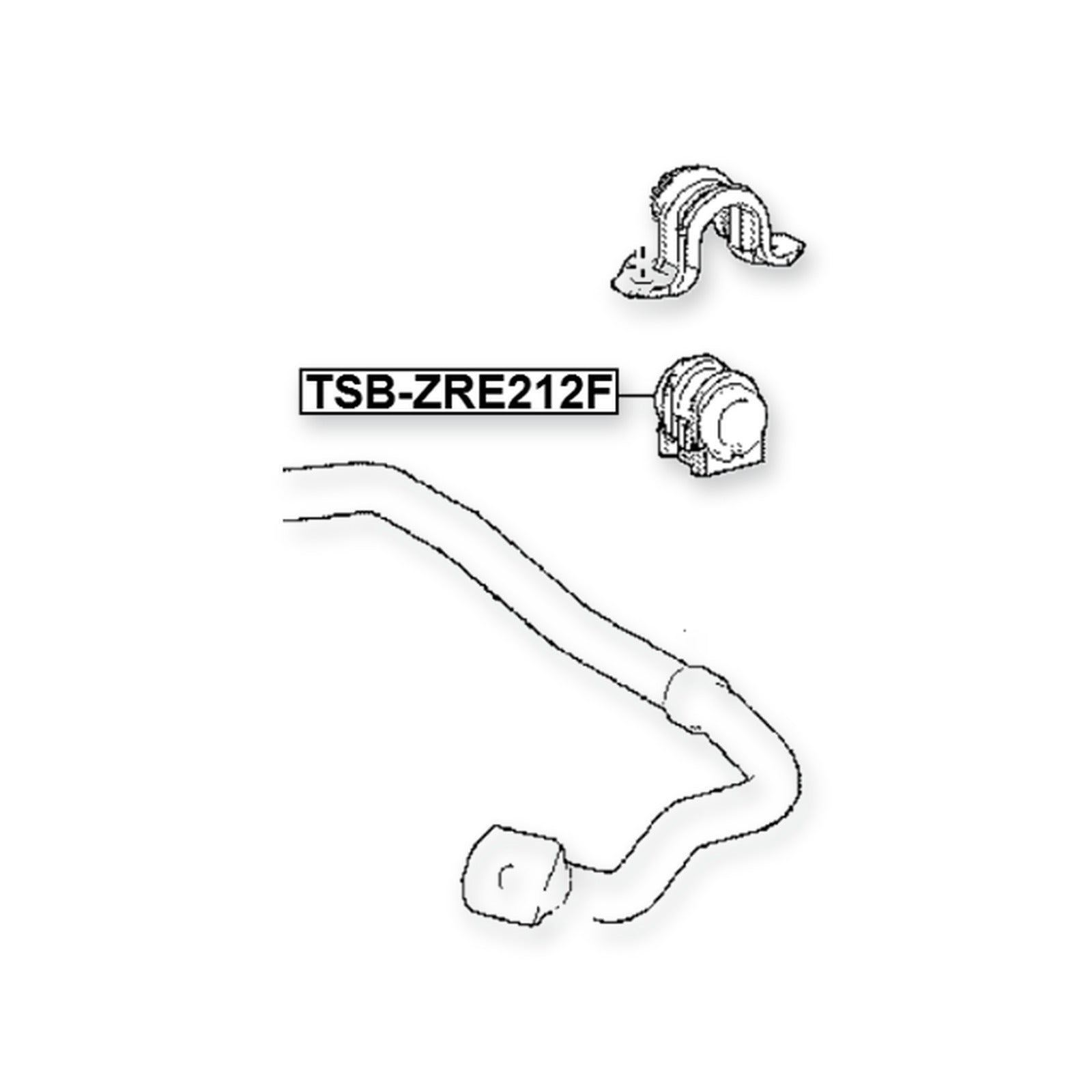 Toyota Corolla Front Stabilizer Bar Bush D25.4