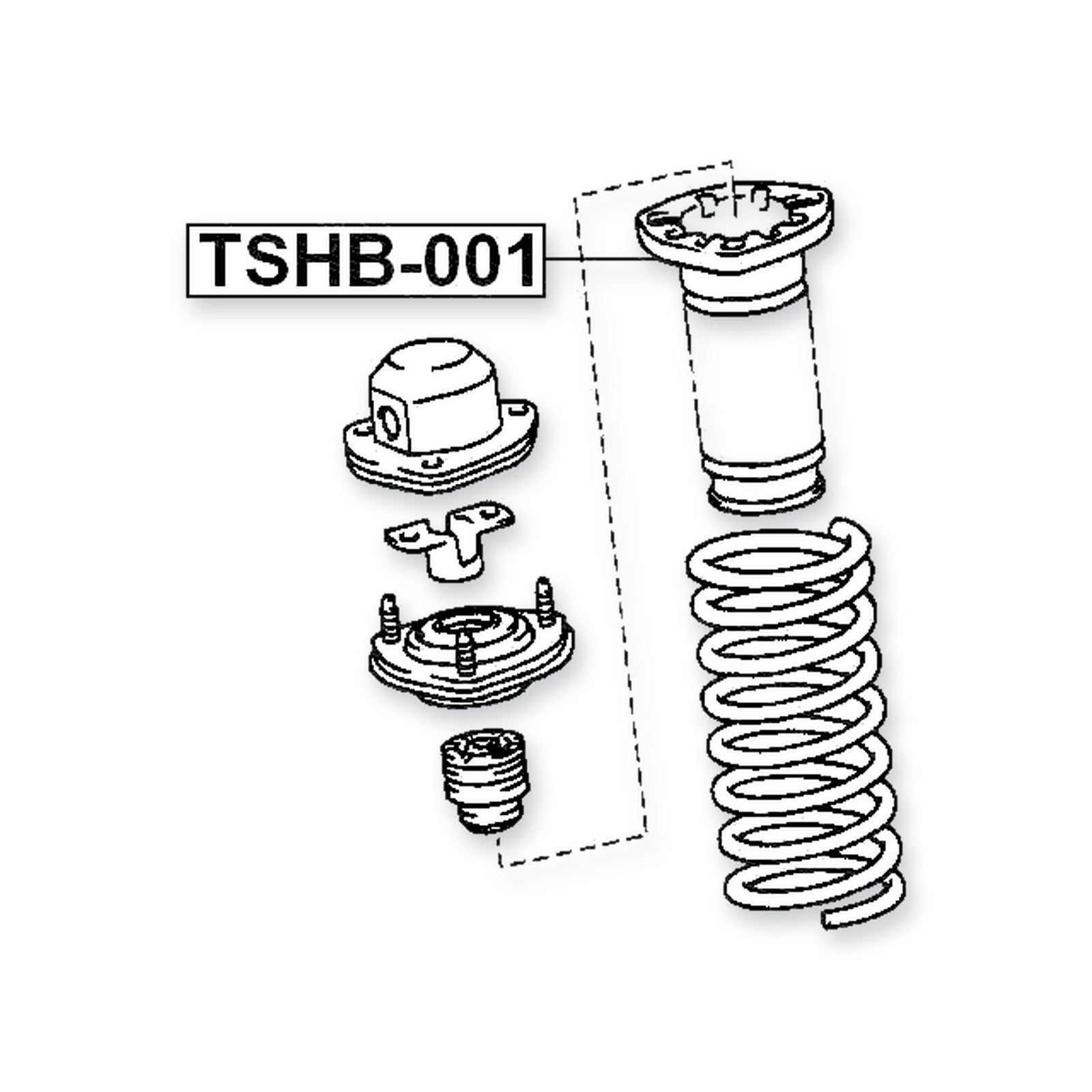 Lexus LS430 UCF30 Rear Shock Absorber Boot