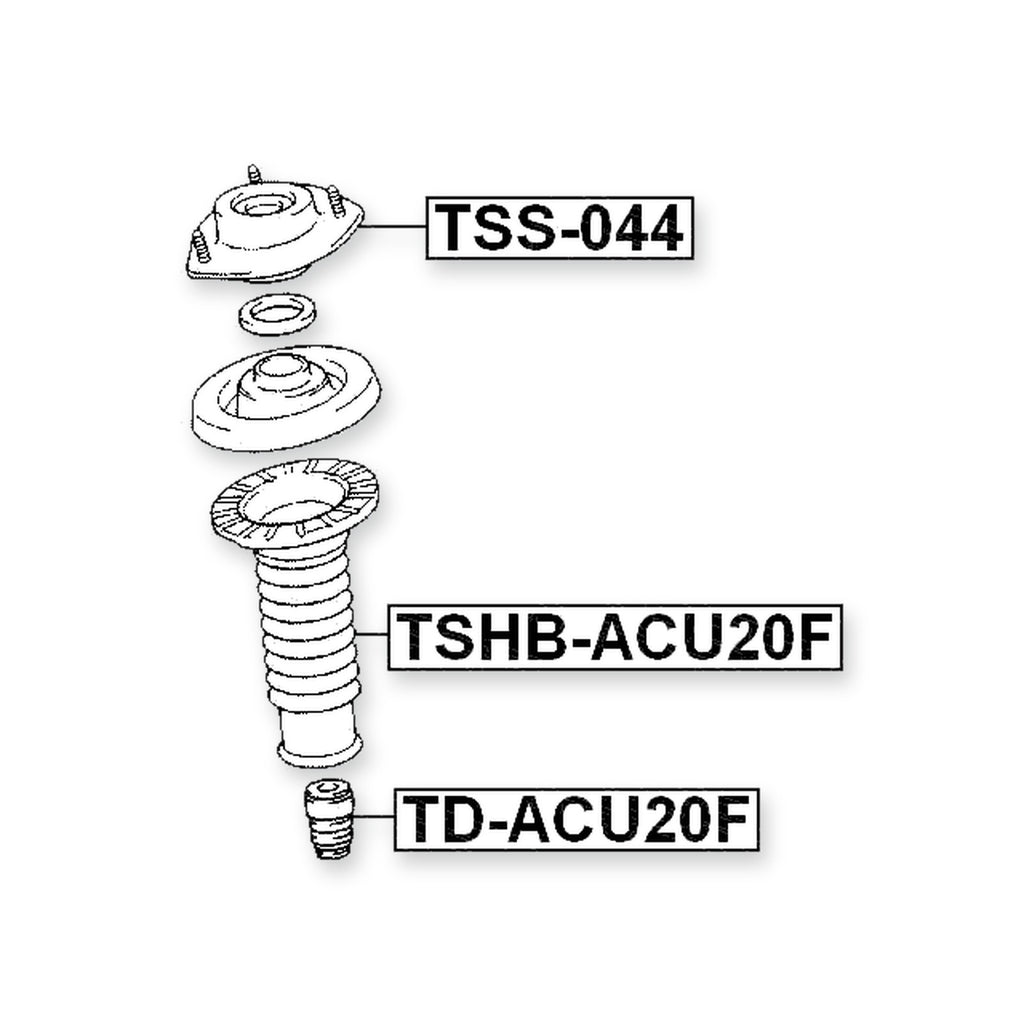 Toyota Alphard G/V Front Shock Absorber Boot