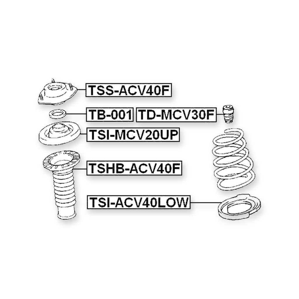 Lexus ES240/350 Front Shock Absorber Boot