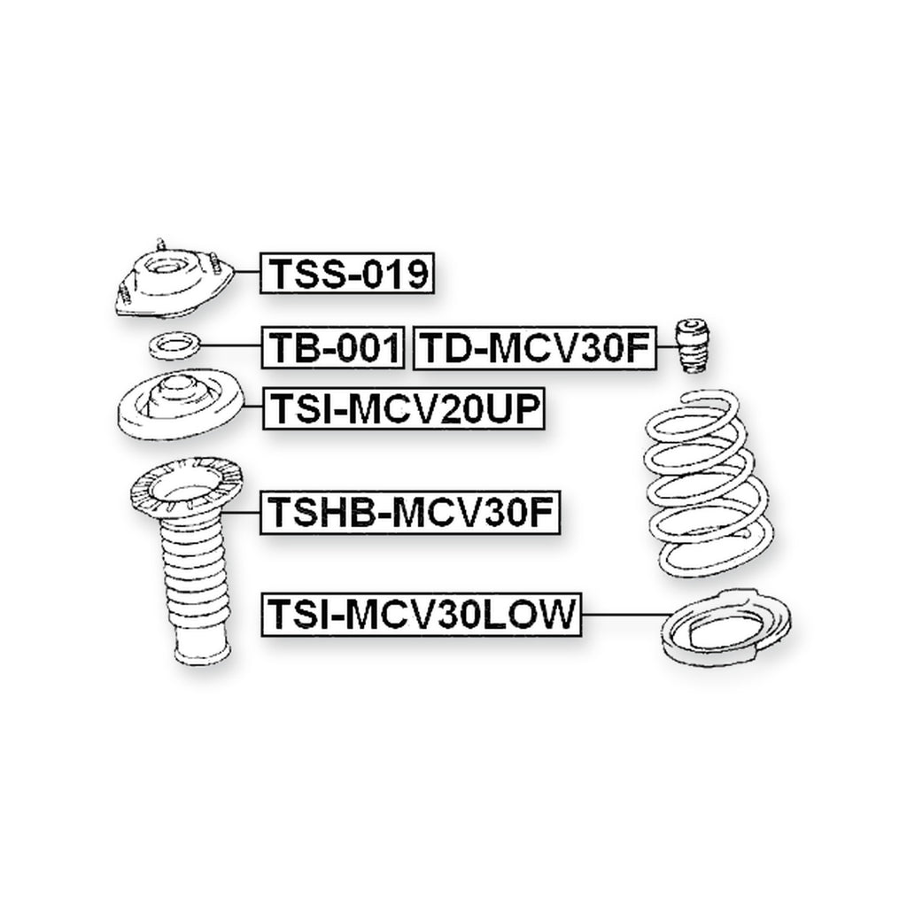 Lexus ES300 MCV30 Front Shock Absorber Boot