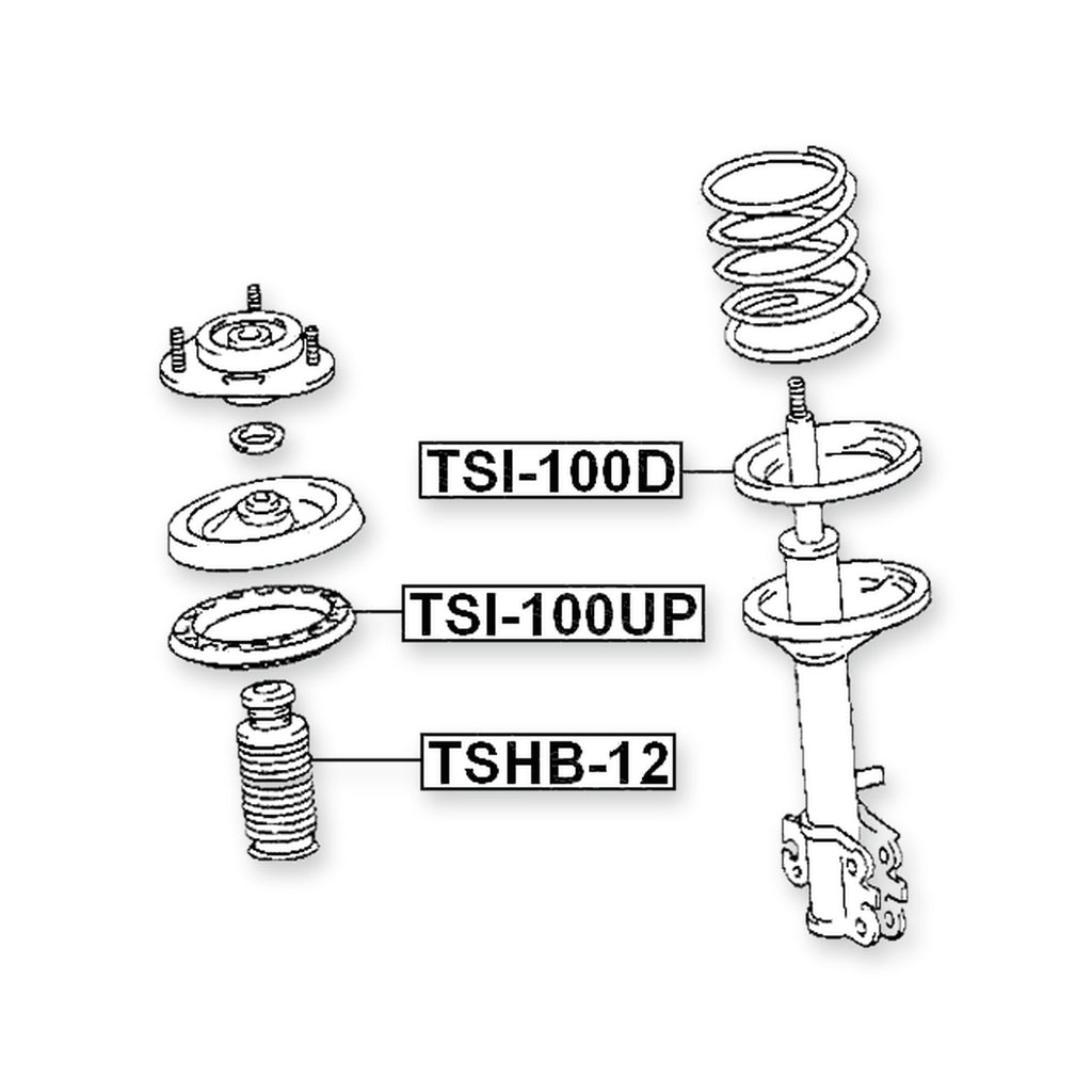 Toyota Caldina Front Upper Spring Seat