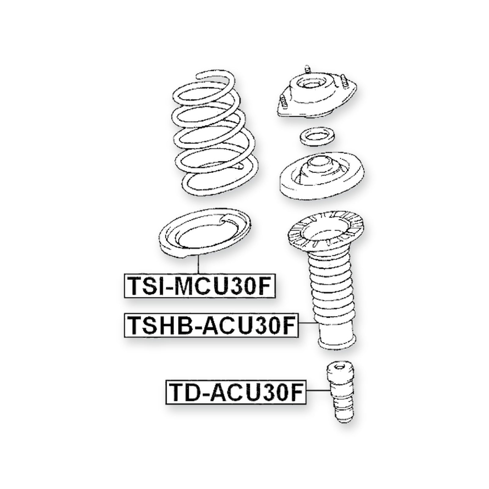 Toyota Alphard G/V Front Lower Spring Seat