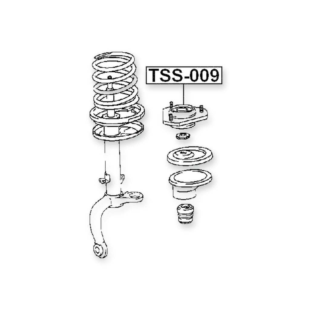Toyota Carina Front Shock Absorber Mounting