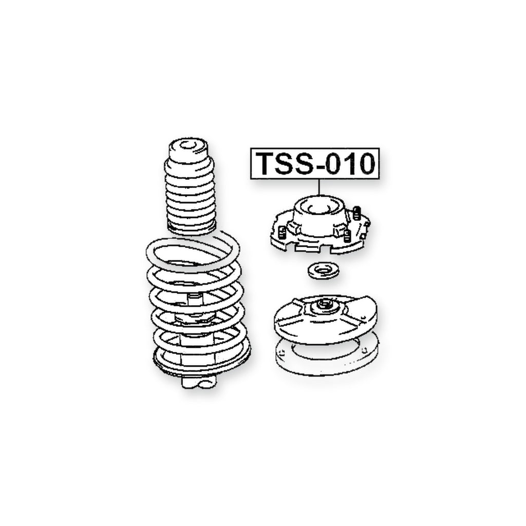 Toyota Corolla 2 Front Shock Absorber Mounting