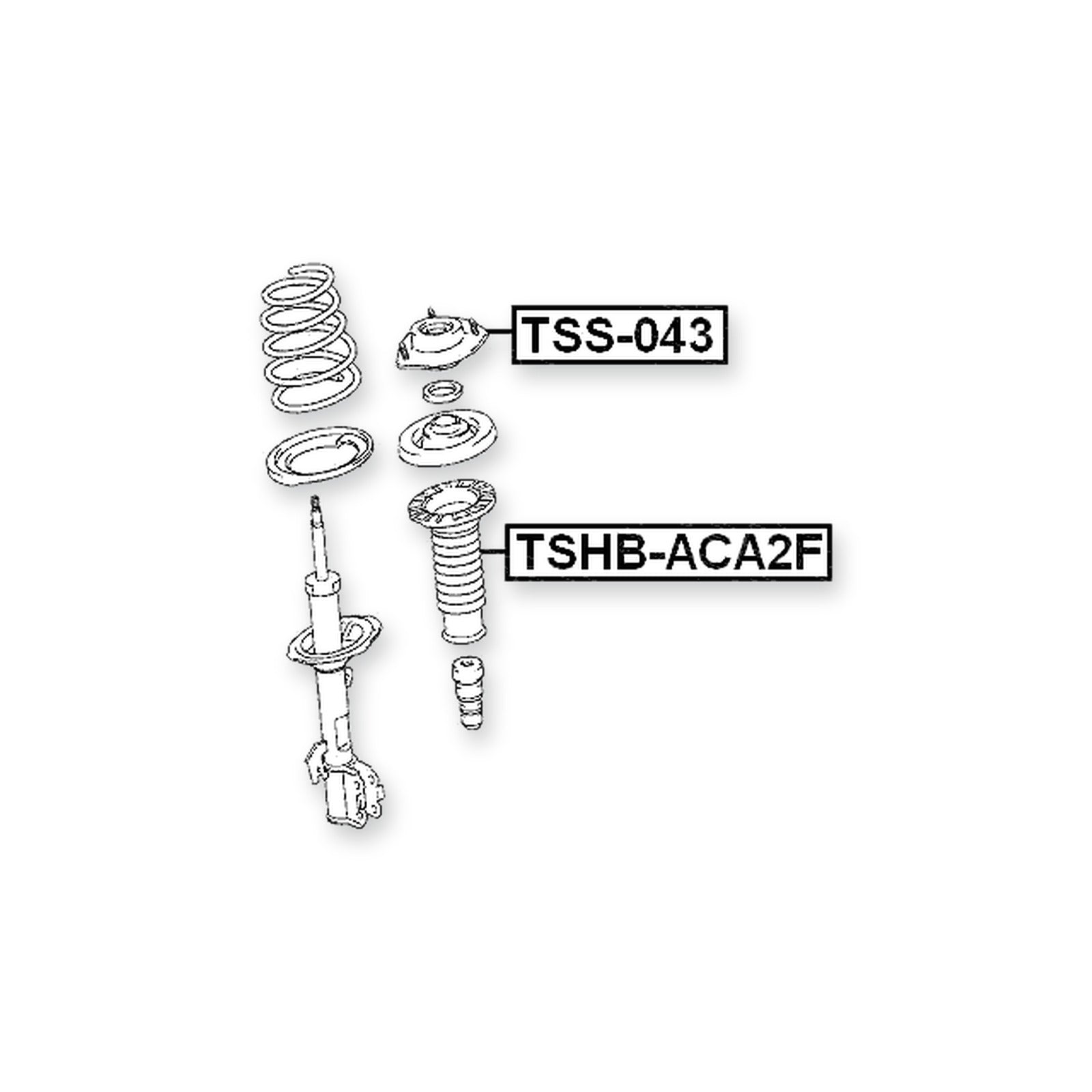 Toyota RAV4 Front Shock Absorber Mounting & More