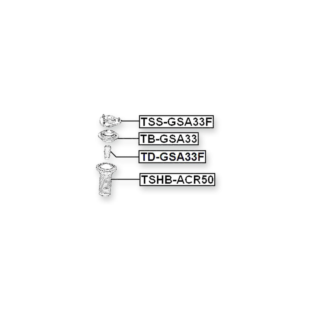 Lexus LM350/LM300H Front Shock Absorber Mounting