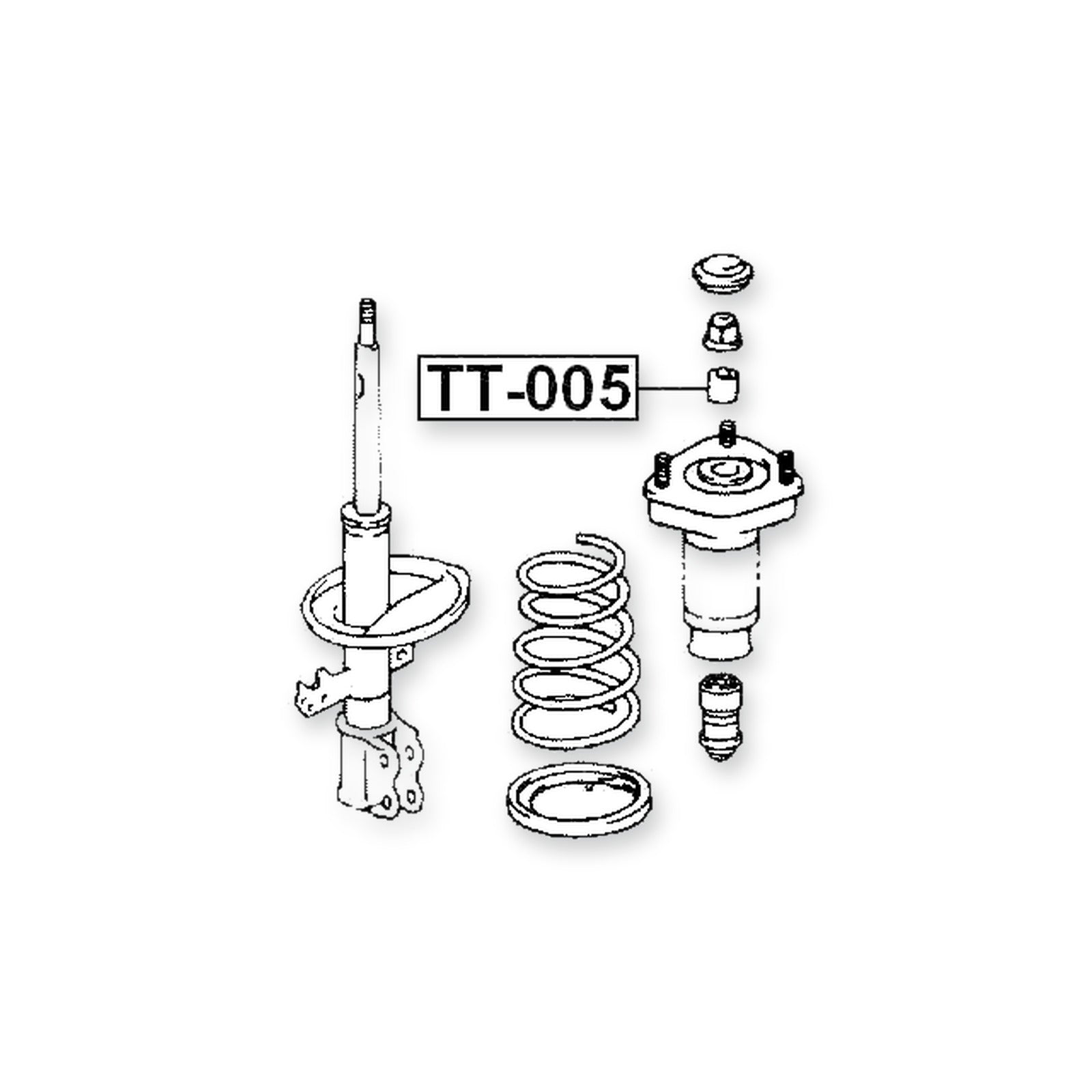 Daihatsu Altis Rear Shock Absorber Bushing
