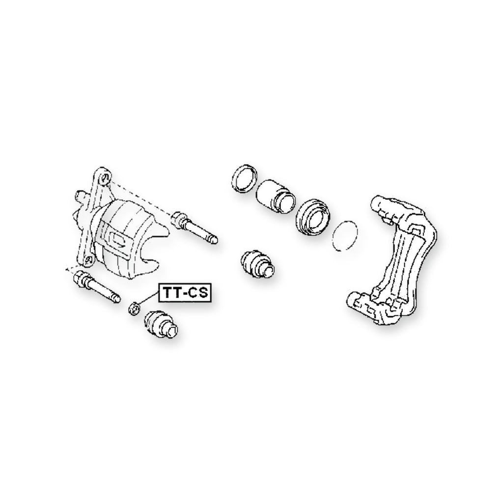 Toyota Alphard G/V Front Brake Caliper Slide Pin Bushing & More