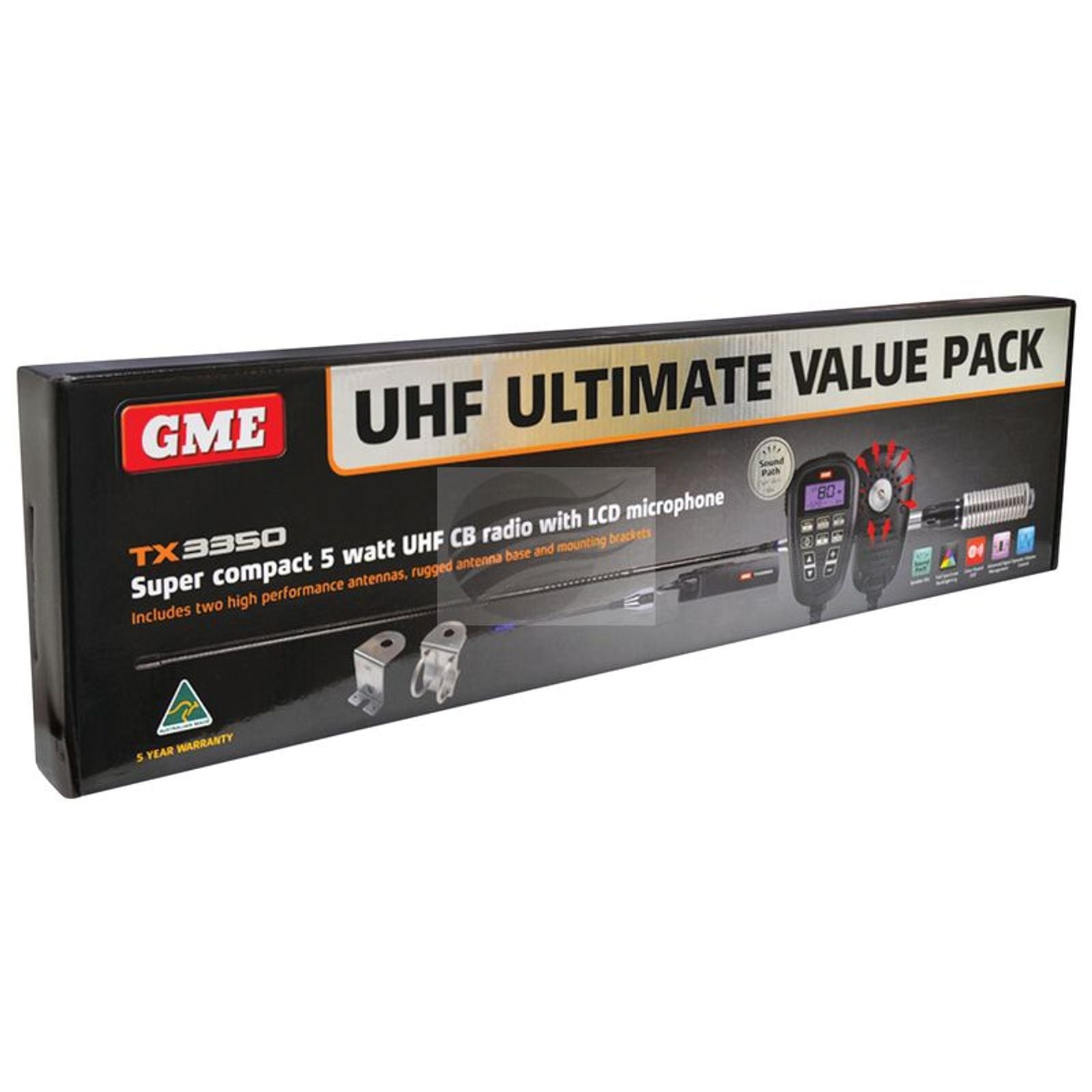 GME UHF CB Radio 80 Channel Ultimate INC TX3350 AE4018K1 MB407SS MB024SS MC634B