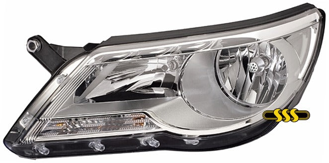 Volkswagen Tiguan Head Lamp Right Hand No Xenon (11/07-05/11)