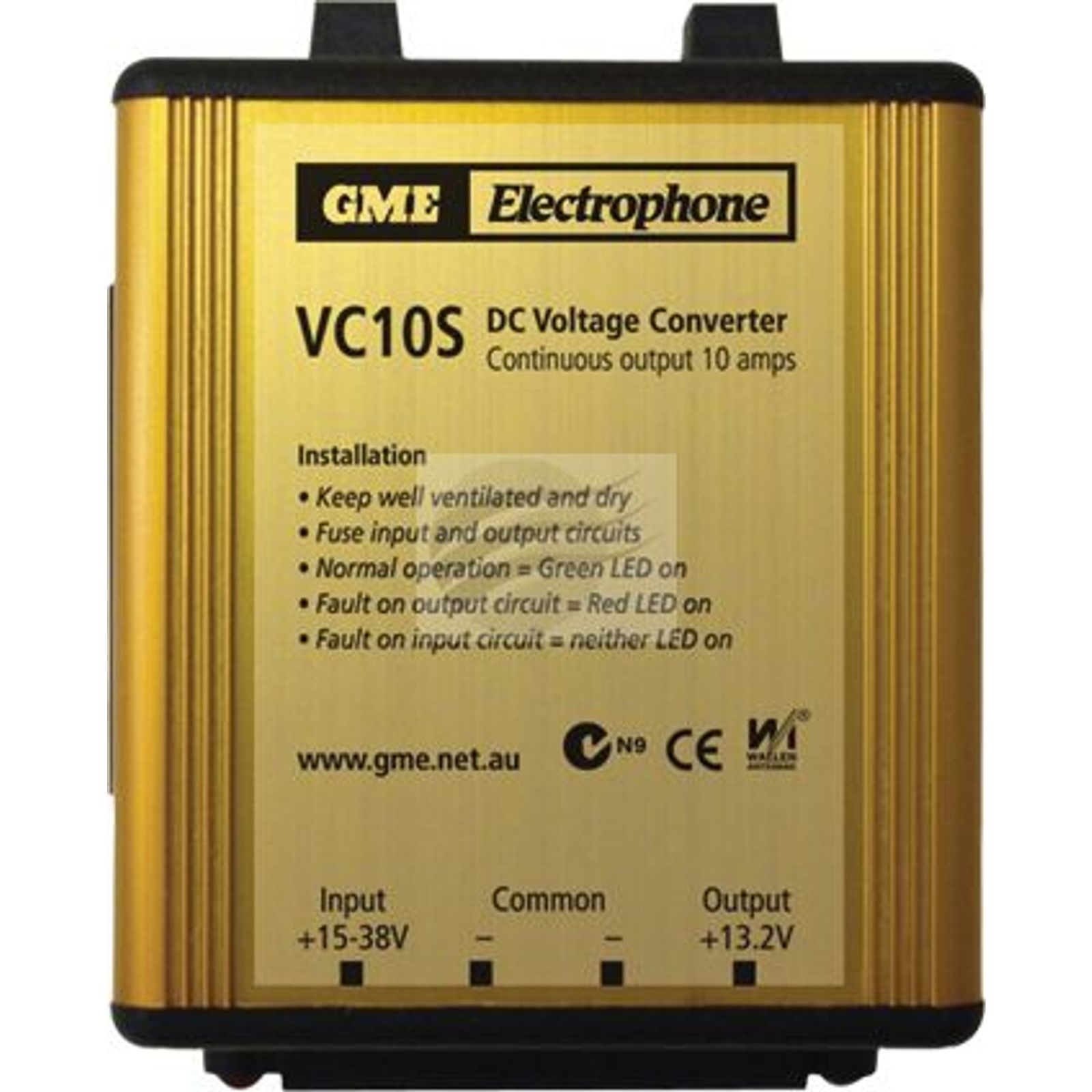 Voltage Reducer 10AMP Switch Mode 24 - 12 Volts GME