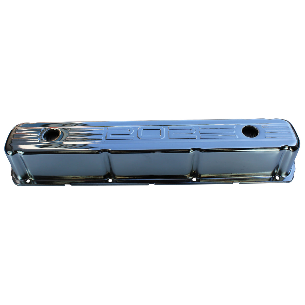 TFI Racing Valve Cover Chrome Holden 6 Red, + Motor 202 Logo 2 holes Baffled