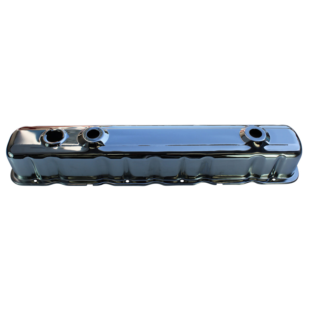 TFI Racing Valve Cover Chrome Holden 6 Blue + Black Motor 3 holes Baffled