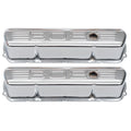 TFI Racing Valve Covers Chrome Holden V8 253-308 Red + Motor 308 Logo Baffled-pr